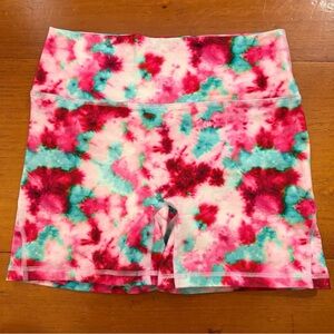 Fleo Charge Short 5” No Front Seam Higher Rise Sweet Treat Pink/Mint Bounce